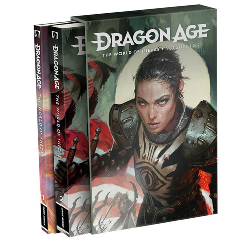 Tauchen Sie mit diesem neuen zweibändigen Enzyklopädie-Boxset in die Überlieferungen von Dragon Age ein